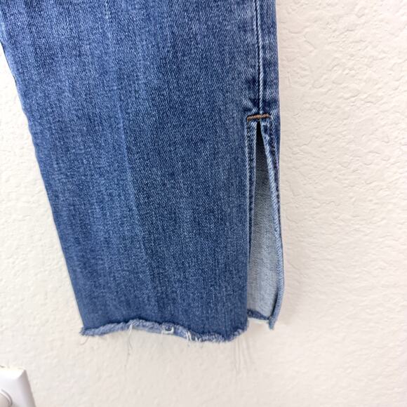 Favorite Daughter Womens Valentina High Rise Denim Jeans Sz 28 Split Cuff Blue - Picture 4 of 9